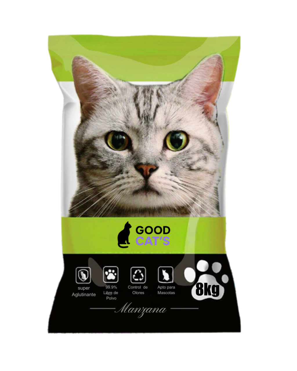 Arena Sanitaria Good Cat’s Manzana 8kg
