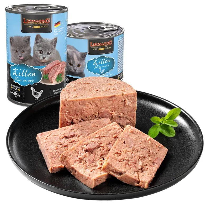 Leonardo Quality Kitten Lata 400 grs.