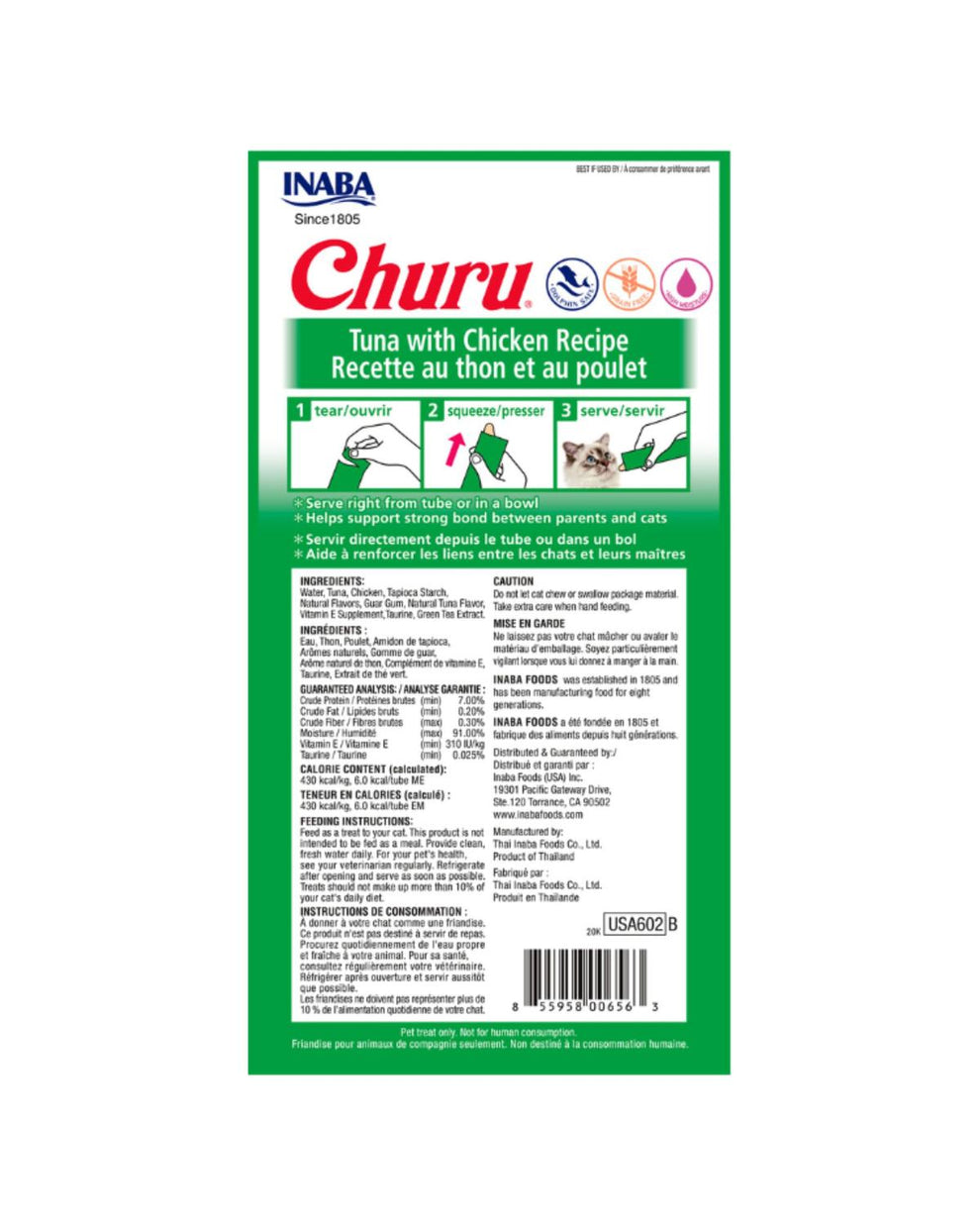 Caja de 8 display 4 snack Atún y Pollo